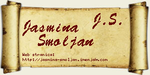 Jasmina Smoljan vizit kartica